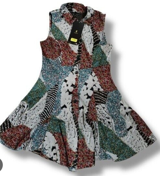 IC by Connie K colorful Sleeveless Women's Top sz M - Picture 1 of 12